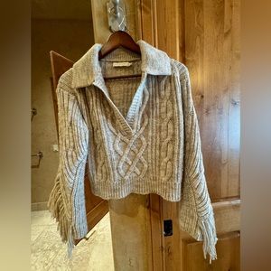 Jonathan Simkhai fringe sweater